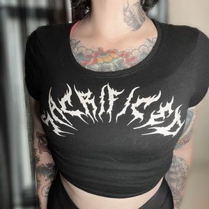 Cropped Metal Shirt